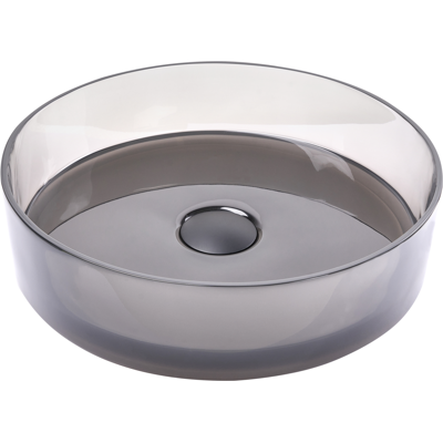 Beliani Musta Pyöreä Kylpyhuonealtaanpesu - Moderni Solid Surface Pesuallas Beliani Musta Pyöreä Kylpyhuonealtaanpesu - Moderni Solid Surface Pesuallas