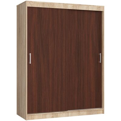 Akord Liukuovi Kaappi Mono Sonoma-tammi/Wenge 150x60x200 Akord Liukuovi Kaappi Mono Sonoma-tammi/Wenge 150x60x200