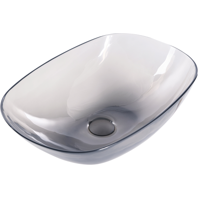 Beliani Musta solid surface kylpyhuoneallas - Moderni ovaali muoto Beliani Musta solid surface kylpyhuoneallas - Moderni ovaali muoto
