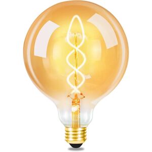 ZMH Vintage E27 G125 LED-lamppupaketti – 4 W 2700 K, lasikupu – lämmin valkoinen, retrotyyli ZMH Vintage E27 G125 LED-lamppupaketti – 4 W 2700 K, lasikupu – lämmin valkoinen, retrotyyli