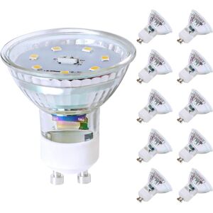NETTLIFE 10Kpl:n, pakkaus GU10, LED - lamppuja, Neutraalin valkoinen, 5 WKorvaa 50W:n, lampun Energiansäästö, 4000K, Säteilykulma 110° NETTLIFE 10Kpl:n, pakkaus GU10, LED - lamppuja, Neutraalin valkoinen, 5 WKorvaa 50W:n, lampun Energiansäästö, 4000K, Säteilykulma 110°