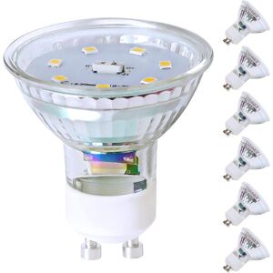 NETTLIFE 6 kpl GU10 LED-lamppupaketti Luonnonvalkoinen 5 W korvaa 50 W lamppu 4000 K energiansäästö säteen kulma 110° ei säädettävä NETTLIFE 6 kpl GU10 LED-lamppupaketti Luonnonvalkoinen 5 W korvaa 50 W lamppu 4000 K energiansäästö säteen kulma 110° ei säädettävä