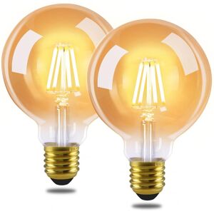 ZMH 2 kpl E27 G80 -LED-lamppuja lämpimän valkoisina hotelleihin, kahviloihin ja baareihin ZMH 2 kpl E27 G80 -LED-lamppuja lämpimän valkoisina hotelleihin, kahviloihin ja baareihin