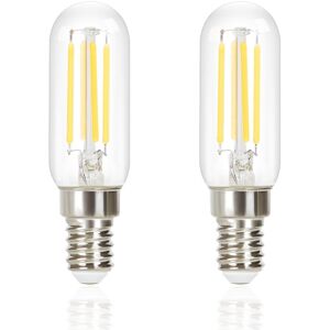 NETTLIFE 2 kpl E14 LED - lamppuja, viileän valkoinen, Vintage T25, 4W, 6000K, energiansäästölamppu, Edison - tyylinen, lasiseen liesituulettimeen NETTLIFE 2 kpl E14 LED - lamppuja, viileän valkoinen, Vintage T25, 4W, 6000K, energiansäästölamppu, Edison - tyylinen, lasiseen liesituulettimeen