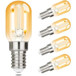 NETTLIFE 4 kpl E14 LED-lamppuja, lämmin valkoinen vintage T22, 2W, 2700K, retro Edison-kanta NETTLIFE 4 kpl E14 LED-lamppuja, lämmin valkoinen vintage T22, 2W, 2700K, retro Edison-kanta