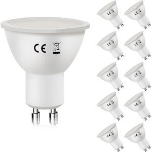 NETTLIFE 10 kpl GU10 LED-lamppupaketti Lämpövalkoinen 3000K 6W korvaa 60W hehkulamput energiansäästö säteen kulma 110° lamppu NETTLIFE 10 kpl GU10 LED-lamppupaketti Lämpövalkoinen 3000K 6W korvaa 60W hehkulamput energiansäästö säteen kulma 110° lamppu