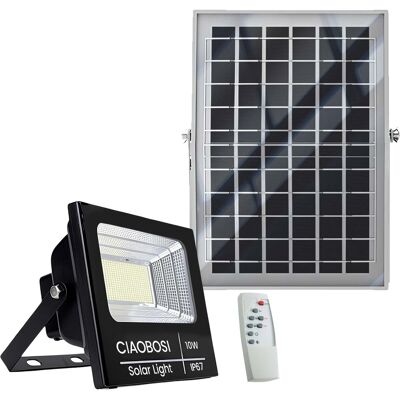 Avizar Auringonpaneelilla varustettu 10 W:n LED-valaisin IP67, erillinen aurinkopaneeli ja kaukosäädin Avizar Auringonpaneelilla varustettu 10 W:n LED-valaisin IP67, erillinen aurinkopaneeli ja kaukosäädin