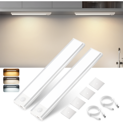 ZMH 2 kpl upotettavaa LED-valoa liiketunnistimella - 20 cm ZMH 2 kpl upotettavaa LED-valoa liiketunnistimella - 20 cm