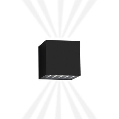 NETTLIFE 2 kpl LED-seinävalaisin sisä- ja ulkokäyttöön - musta ulkovalaisin IP65 vedenpitävä ulkoseinävalaisin 3000K viileä valkoinen ylös alas 10W NETTLIFE 2 kpl LED-seinävalaisin sisä- ja ulkokäyttöön - musta ulkovalaisin IP65 vedenpitävä ulkoseinävalaisin 3000K viileä valkoinen ylös alas 10W