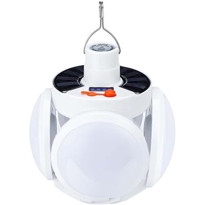 Avizar LED-lamppu 3 W sisä-/ulkokäyttöön, USB- ja aurinkolataus Avizar LED-lamppu 3 W sisä-/ulkokäyttöön, USB- ja aurinkolataus