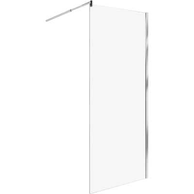 Beliani Suihkuseinä AHAUS 80 x 190 cm Hopea Beliani Suihkuseinä AHAUS 80 x 190 cm Hopea