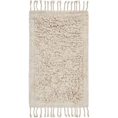 Beliani Kylpymatto OLTAN Beige 50 x 80 cm puuvilla Beliani Kylpymatto OLTAN Beige 50 x 80 cm puuvilla