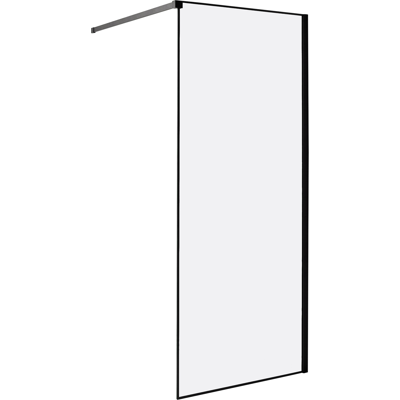 Beliani Suihkuseinä WASPAM 80 x 190 cm Musta Beliani Suihkuseinä WASPAM 80 x 190 cm Musta