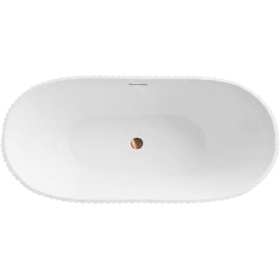 Rea vapaasti seisova amme Atena 170 harjatulla kuparitulppakannella , 170X73X71CM Rea vapaasti seisova amme Atena 170 harjatulla kuparitulppakannella , 170X73X71CM