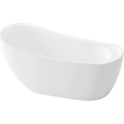 REA Vapaasti Seisova Kylpyamme Orte 180 Harjalla Kuparinen Kylpyammeen Tulppa Valkoinen, 181X79X79, 5Cm REA Vapaasti Seisova Kylpyamme Orte 180 Harjalla Kuparinen Kylpyammeen Tulppa Valkoinen, 181X79X79, 5Cm