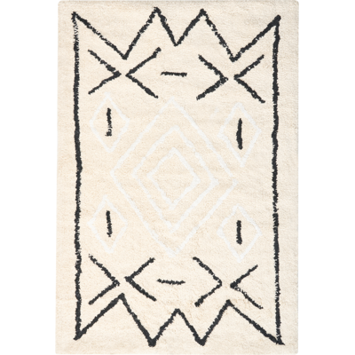 Beliani Kylpyhuonematto UNTLA Vaaleanbeige 60 x 90 cm puuvilla Beliani Kylpyhuonematto UNTLA Vaaleanbeige 60 x 90 cm puuvilla