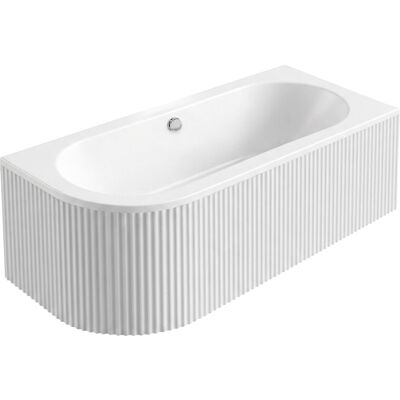 REA Kulma-amme Orion Stripe 150 Oikea Valkoinen, 160X75X56CM REA Kulma-amme Orion Stripe 150 Oikea Valkoinen, 160X75X56CM