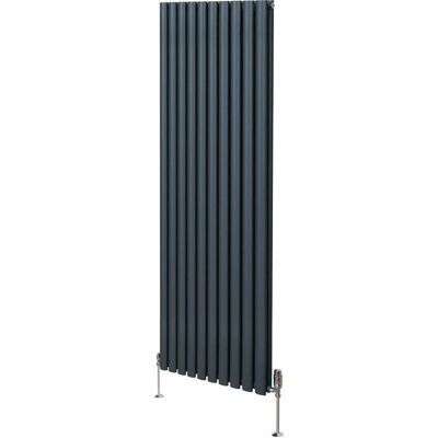 MonsterShop Ovaali Radiatori 1800mm x 600mm Hämykkä Grey - Lämmitys MonsterShop Ovaali Radiatori 1800mm x 600mm Hämykkä Grey - Lämmitys