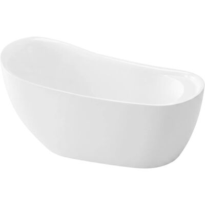 REA Vapaasti Seisova Kylpyamme Orte 170 Harjalla Kuparinen Kylpyammeen Tulppa Valkoinen, 171X78X79,5Cm REA Vapaasti Seisova Kylpyamme Orte 170 Harjalla Kuparinen Kylpyammeen Tulppa Valkoinen, 171X78X79,5Cm