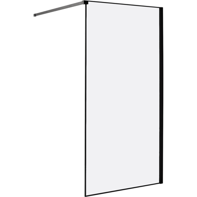 Beliani Suihkuseinä WASPAM 100 x 190 cm Musta Beliani Suihkuseinä WASPAM 100 x 190 cm Musta