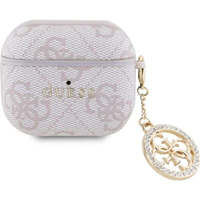 Guess AirPods 3 Suojakotelo - Vaaleanpunainen Elegantti 4G Script Guess AirPods 3 Suojakotelo - Vaaleanpunainen Elegantti 4G Script