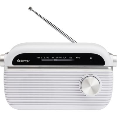 Denver TRB-67W FM Radio Bluetooth Valkoinen Denver TRB-67W FM Radio Bluetooth Valkoinen