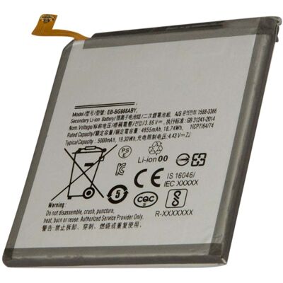 Avizar Akku Li-ion 3,86V Samsung Galaxy S20 Ultra 5000mAh Avizar Akku Li-ion 3,86V Samsung Galaxy S20 Ultra 5000mAh