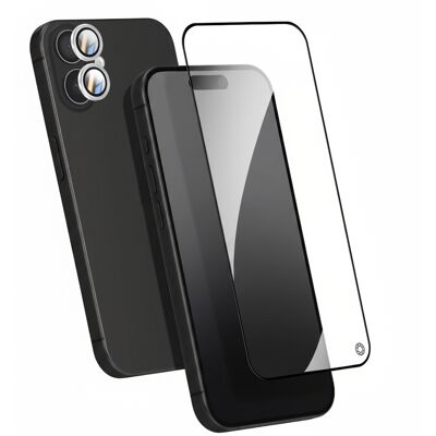Force Glass iPhone 16 Näyttö- ja Linssisuoja - Elinikäinen takuu Force Glass iPhone 16 Näyttö- ja Linssisuoja - Elinikäinen takuu
