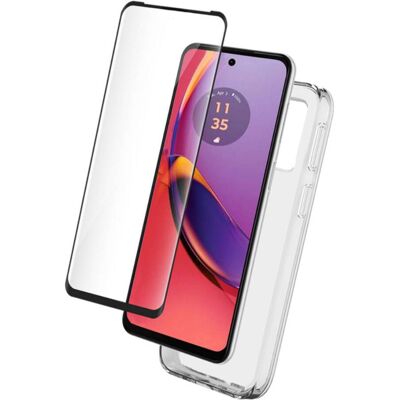 Bigben Motorola G84 Suojauspaketti - Näytön ja kotelon suojaus Bigben Motorola G84 Suojauspaketti - Näytön ja kotelon suojaus