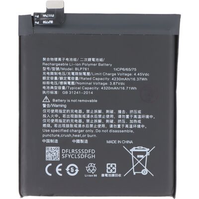 Avizar Batteri BLP761 3,87V 4330mAh Li-Polymer OnePlus 8:lle Avizar Batteri BLP761 3,87V 4330mAh Li-Polymer OnePlus 8:lle