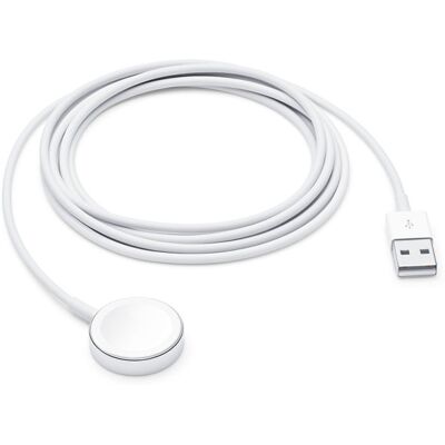 Magnetoiikka laturi Apple Watchille - 2m - Valkoinen Magnetoiikka laturi Apple Watchille - 2m - Valkoinen