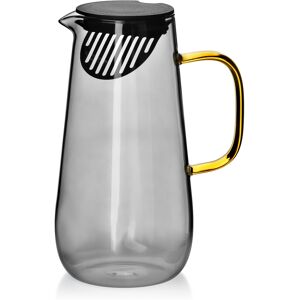 MONDEX Juomakannu borosilikaattilasi Affekdesign PETER 1,5 l harmaa 1 kpl MONDEX Juomakannu borosilikaattilasi Affekdesign PETER 1,5 l harmaa 1 kpl