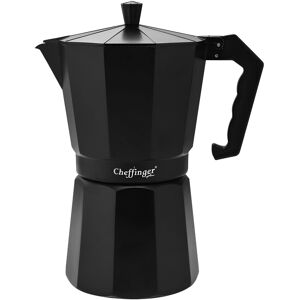 Cheffinger Italialainen kahvinkeitin 560ml 12 kupillista alumiinia ergonomisella kahvalla Cheffinger Italialainen kahvinkeitin 560ml 12 kupillista alumiinia ergonomisella kahvalla
