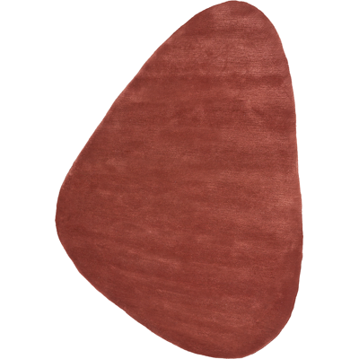Beliani Matto TANDO Tummanpunainen 160 x 230 cm viskoosi Beliani Matto TANDO Tummanpunainen 160 x 230 cm viskoosi