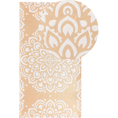 Beliani Ulkomatto KARWAR Beige 80 x 150 cm Beliani Ulkomatto KARWAR Beige 80 x 150 cm