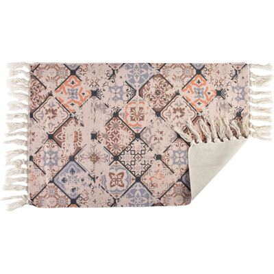 MONDEX Matto polyesteri-puuvilla ORIENT 90x60 cm ruskea/beige/vihreä 1 kpl MONDEX Matto polyesteri-puuvilla ORIENT 90x60 cm ruskea/beige/vihreä 1 kpl