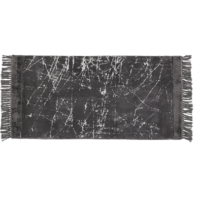 Beliani Viskoosimatto Tummanharmaa - Moderni Glam - 80x150cm Beliani Viskoosimatto Tummanharmaa - Moderni Glam - 80x150cm