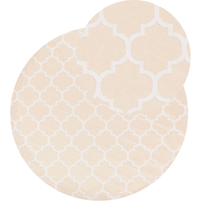 Beliani Ulkomatto MOSORE Beige ø 160 cm Beliani Ulkomatto MOSORE Beige ø 160 cm