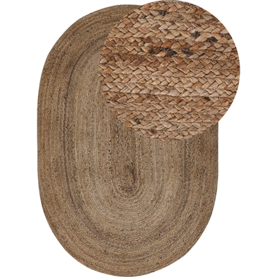 Beliani Matto DEMIRCI Beige 100 x 150 cm juutti Beliani Matto DEMIRCI Beige 100 x 150 cm juutti