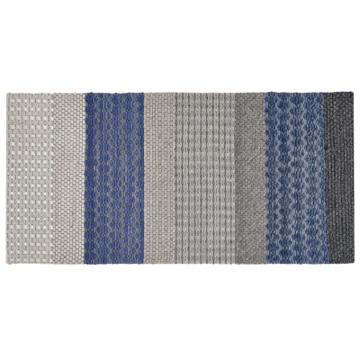 Beliani Villamatto 80 x 150 cm Sininen Harmaa - Matto Beliani Villamatto 80 x 150 cm Sininen Harmaa - Matto