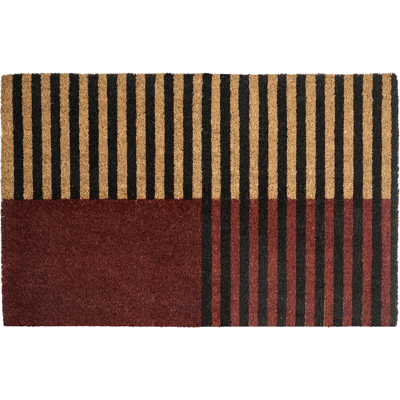 Beliani Ovimatto TUKSUK Ruskea/beige 50 x 80 cm Kookoskuitu Beliani Ovimatto TUKSUK Ruskea/beige 50 x 80 cm Kookoskuitu