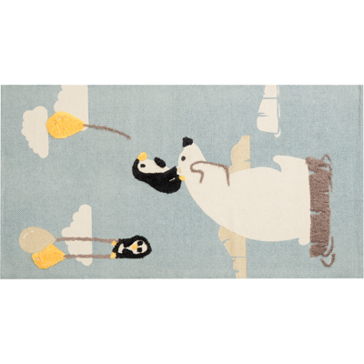 Beliani Lastenhuoneen matto BARUS Monivärinen 80 x 150 cm puuvilla Beliani Lastenhuoneen matto BARUS Monivärinen 80 x 150 cm puuvilla