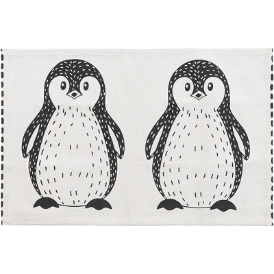 Beliani Lastenmatto Pingviini Kuosi 60x90cm Beliani Lastenmatto Pingviini Kuosi 60x90cm