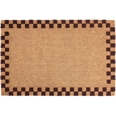 Beliani Ovimatto SAGADA Beige/ruskea 60 x 90 cm Kookoskuitu Beliani Ovimatto SAGADA Beige/ruskea 60 x 90 cm Kookoskuitu