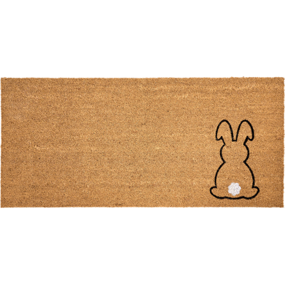 Beliani Ovimatto LINGAYEN Luonnonväri 55 x 120 cm Kani kookoskuitu Beliani Ovimatto LINGAYEN Luonnonväri 55 x 120 cm Kani kookoskuitu