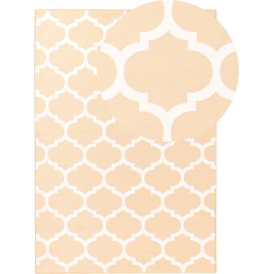 Beliani Ulkomatto AKSU Beige 140 x 200 cm kaksipuolinen Beliani Ulkomatto AKSU Beige 140 x 200 cm kaksipuolinen
