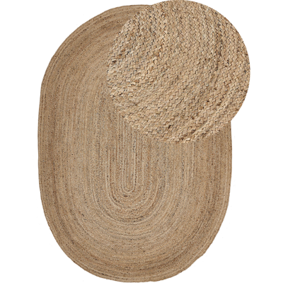 Beliani Matto DEMIRCI Beige 160 x 230 cm juutti Beliani Matto DEMIRCI Beige 160 x 230 cm juutti