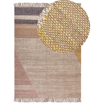 Beliani Jute Matto 140x200 cm - Rustiikkinen Tyyli - Ruskea Beliani Jute Matto 140x200 cm - Rustiikkinen Tyyli - Ruskea