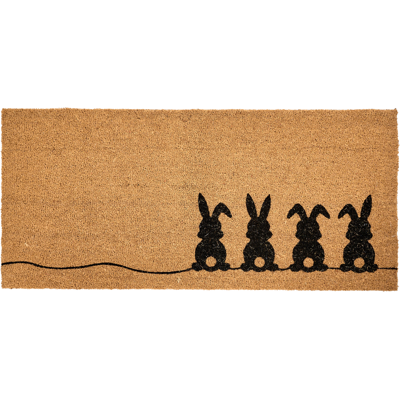 Beliani Ovimatto PULIAN Luonnonväri 55 x 120 cm Kani kookoskuitu Beliani Ovimatto PULIAN Luonnonväri 55 x 120 cm Kani kookoskuitu