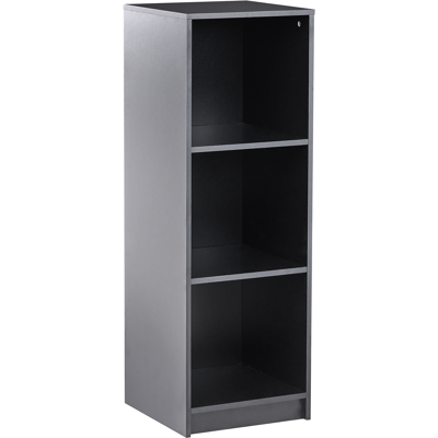 Beliani Kirjahylly 3-tasoinen ZEHNA 117 cm Musta Beliani Kirjahylly 3-tasoinen ZEHNA 117 cm Musta